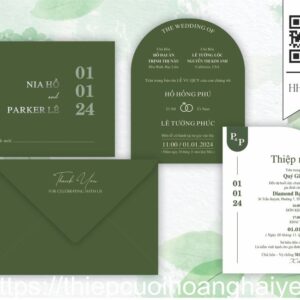 Thiệp cưới in nhanh KTS HHY-6111