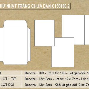 Phôi thiệp cưới trắng