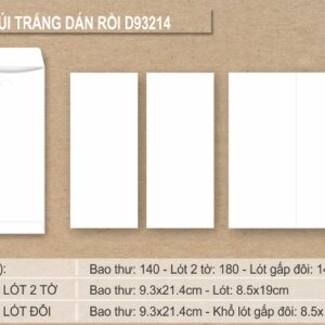 Phôi thiệp trắng D93214 % d9.3X21.4dan