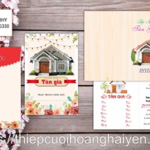 Mẫu thiệp tân gia đẹp