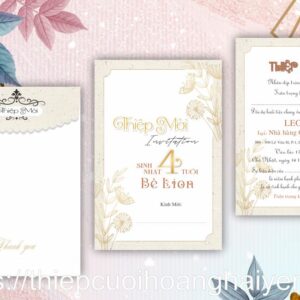 Thiệp mời dự tiệc