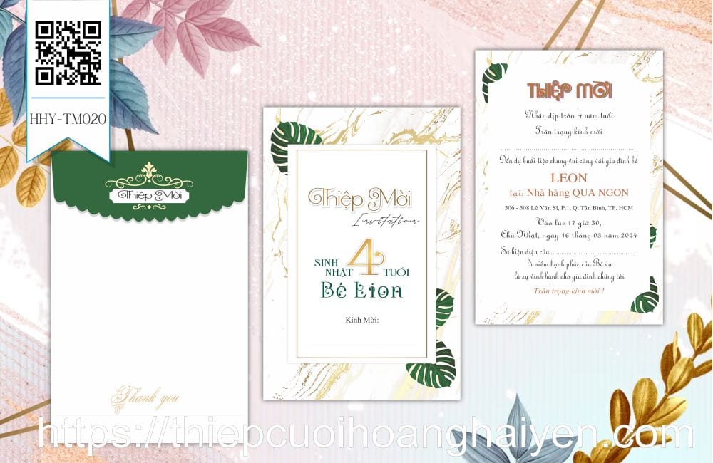 Thiệp mời sự kiện HHY-020