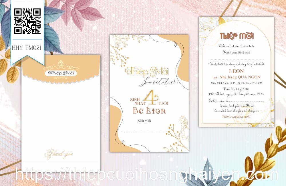 Thiệp mời khai trương
