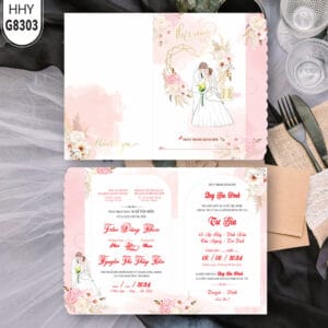Thiệp cưới HHY-8303