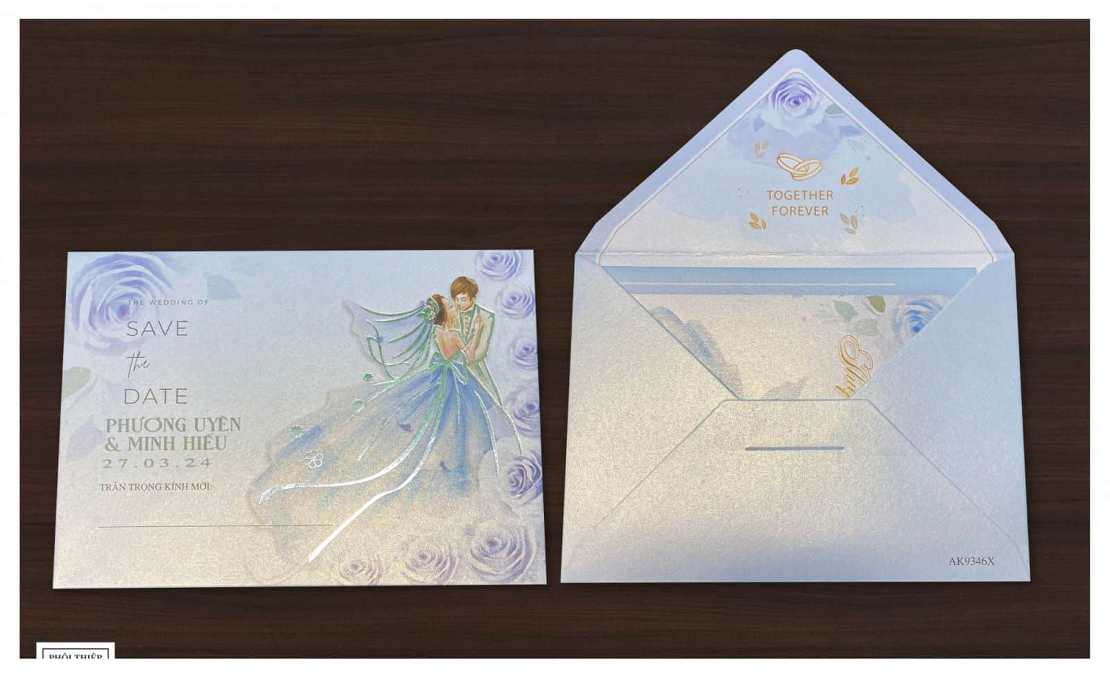 phôi thiệp cưới là gì