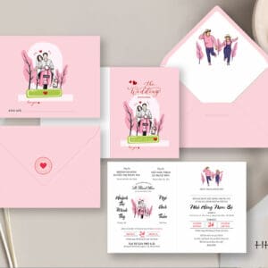 In ấn thiệp cưới HHY-9266