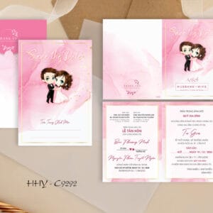 Mẫu thiệp cưới HHY-9292