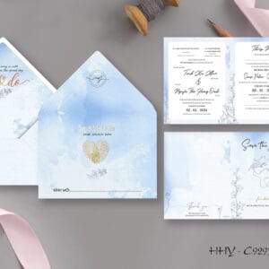 Thiệp cưới đẹp HHY-9293X