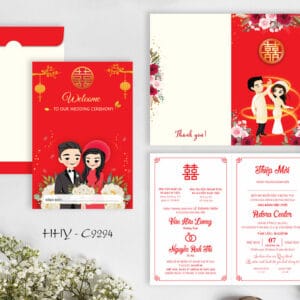 Mẫu thiệp cưới HHY-9294