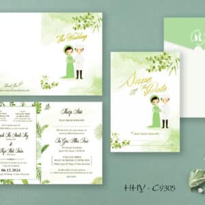 Làm thiệp mời cưới online HHY-9305