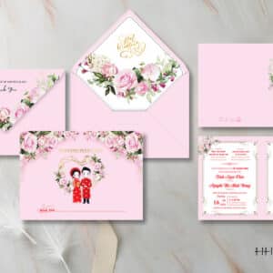 Thiệp mời cưới đẹp HHY-9309