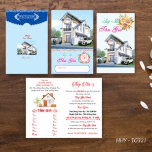 Thiệp mời tân gia online HHY-321