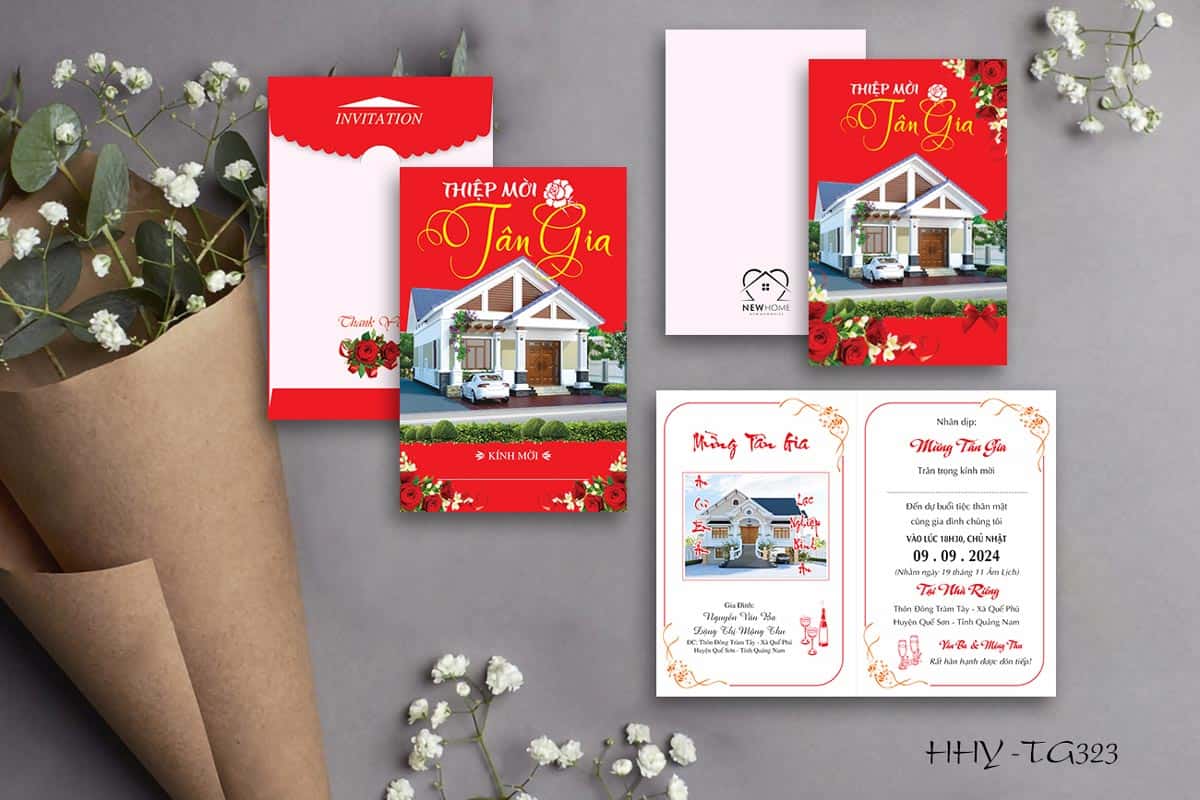 Phoi thiep cuoi cao cap Hoang Hai Yen Mẫu thiệp tân gia đẹp HHY-323