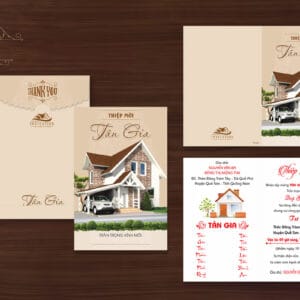 Mẫu thiệp mời tân gia đơn giản HHY-325