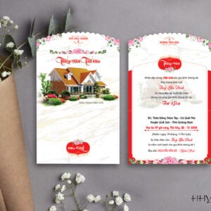 Mẫu thiệp mời tân gia HHY-326
