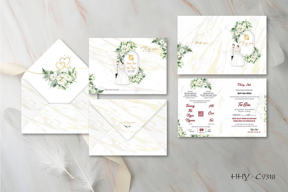 Mẫu thiệp cưới đẹp