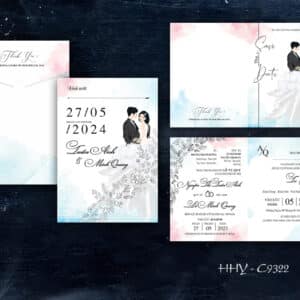thiệp cưới hàn quốc