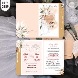Thiệp mời cưới HHY-888
