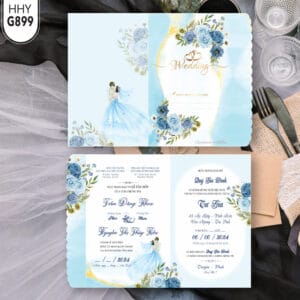 Thiệp cưới giá rẻ HHY-899